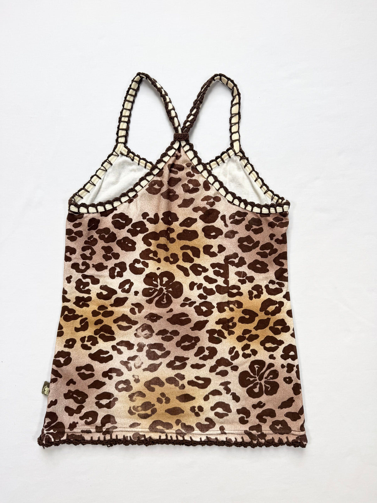 Alba Rosa Hibiscus Leopard Cami ♡ M