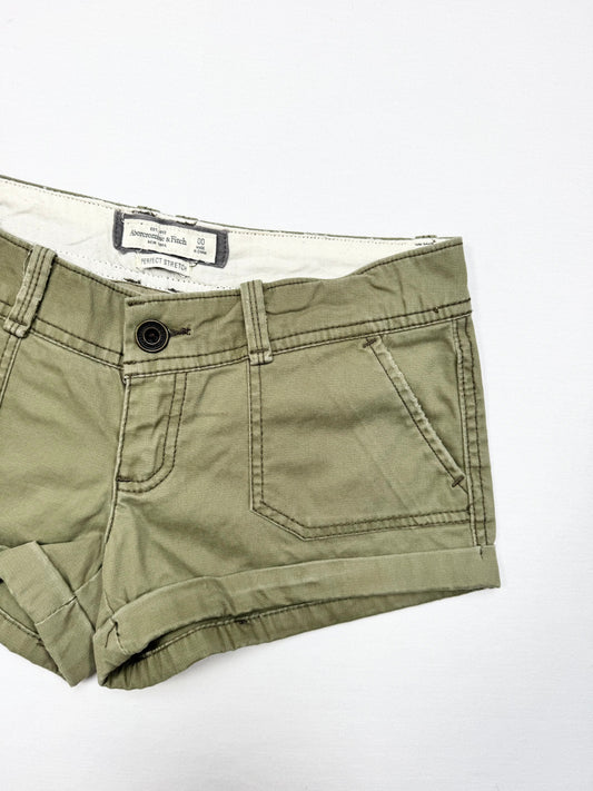 Abercrombie Khaki Mini Shorts ♡ XS