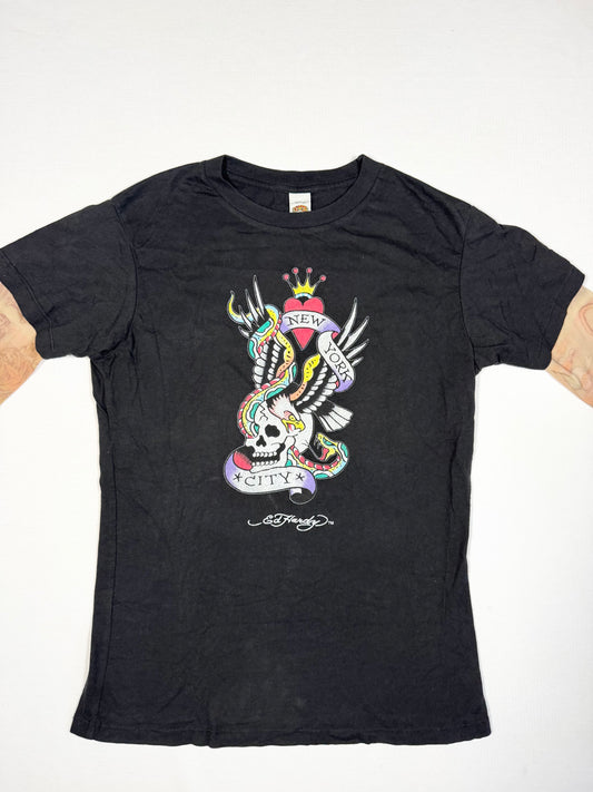 Ed Hardy Mesh Long Sleeved Tee ♡ Size M