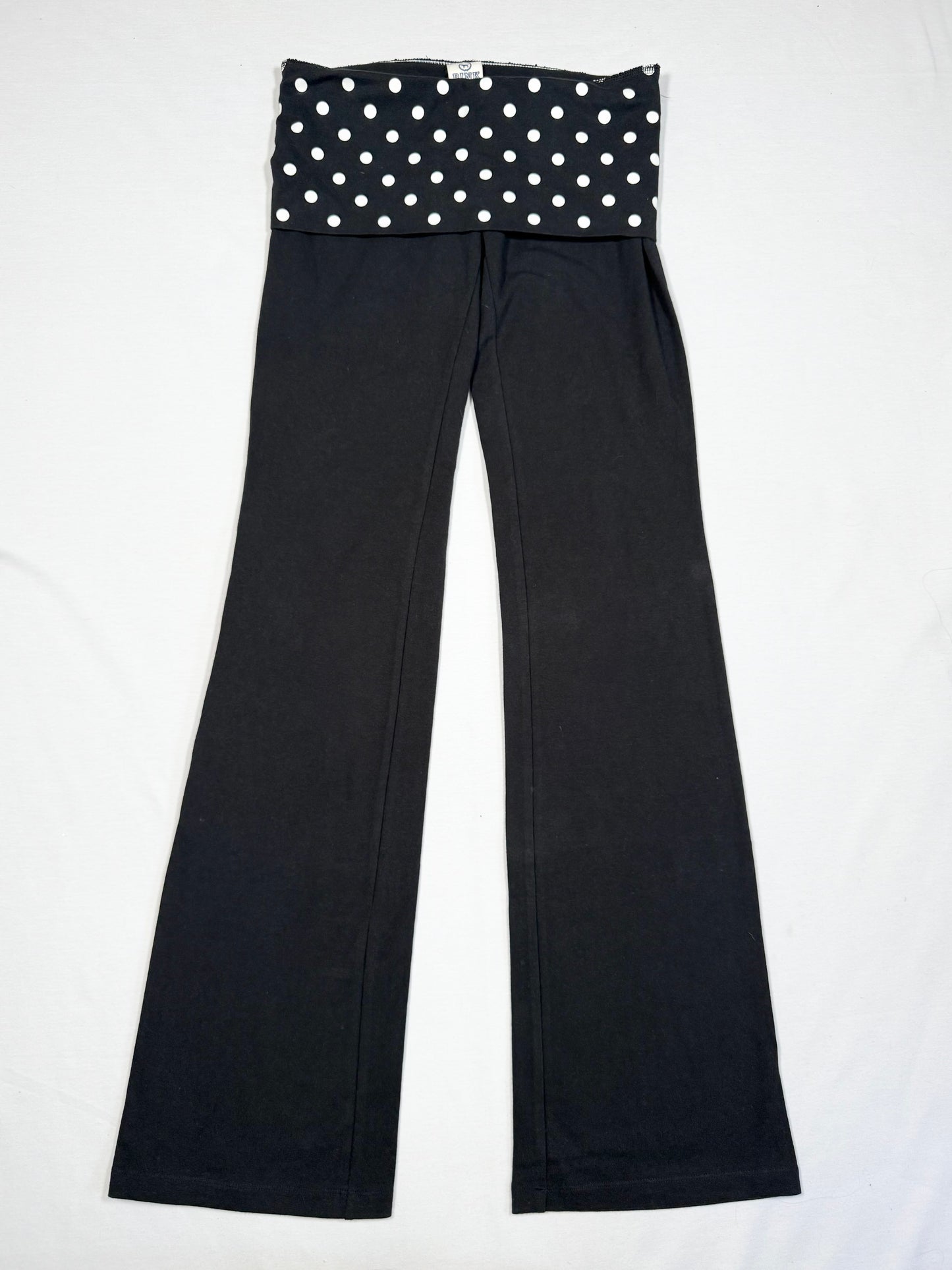 Victorias Secret “Love Pink” Polka Foldover Waistband Leggings ♡ Size XS