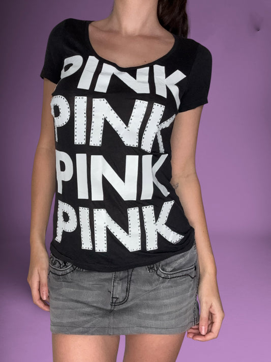 PINK Logo Tee ♡ S