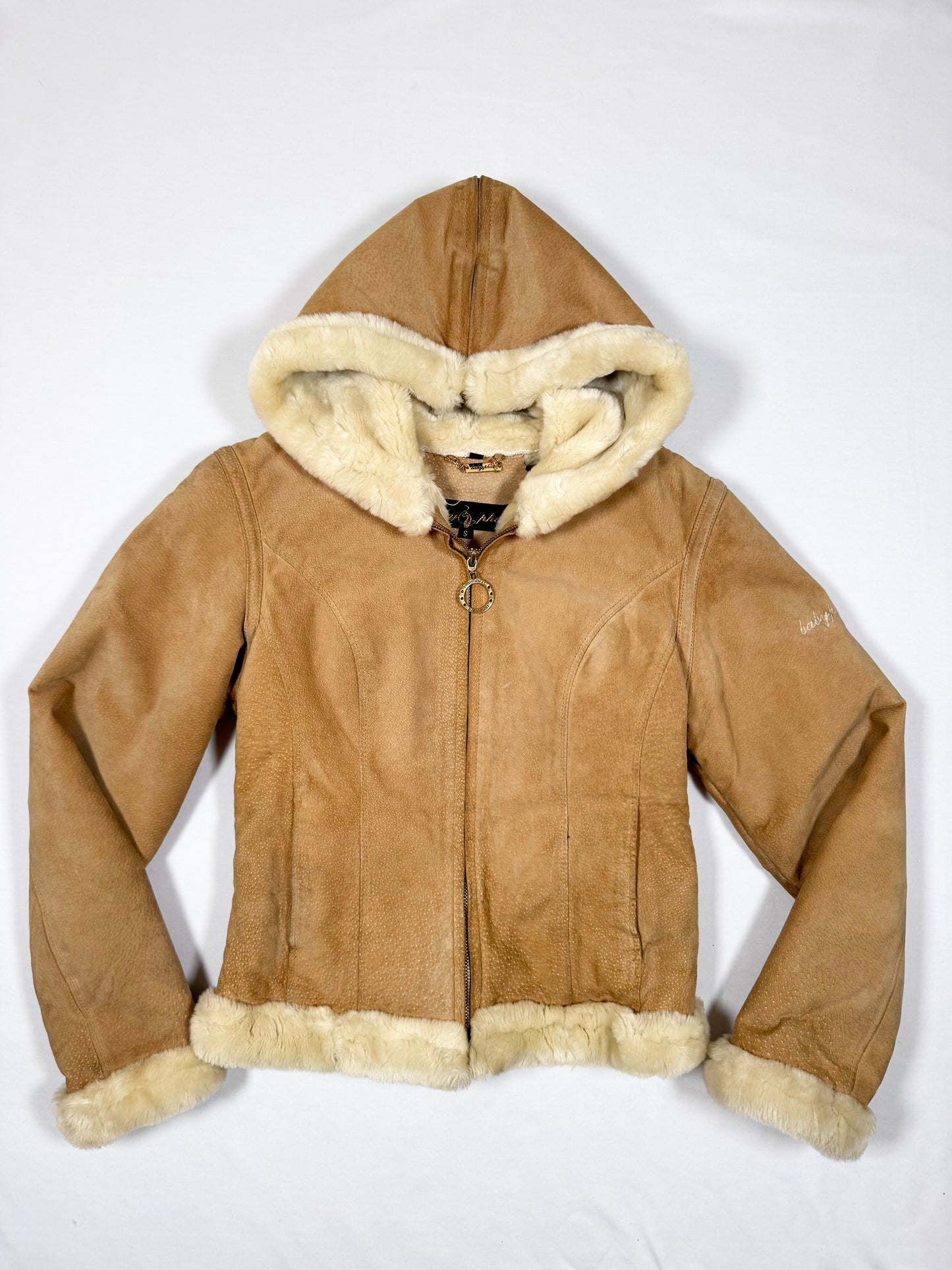 Baby Phat Suede Fur Trim Jacket ♡ Size XS/S