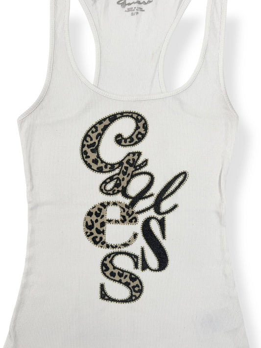 Guess Leopard Logo Tank ☆ S