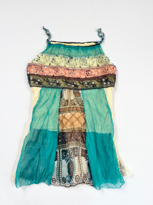 Fairy Patchwork Sequin Cami ♡ XL