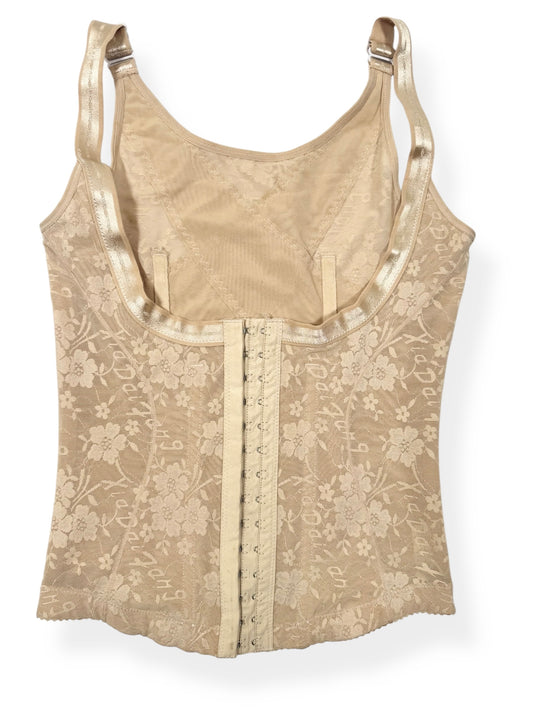 Beige Lace Corset Underbust Cami