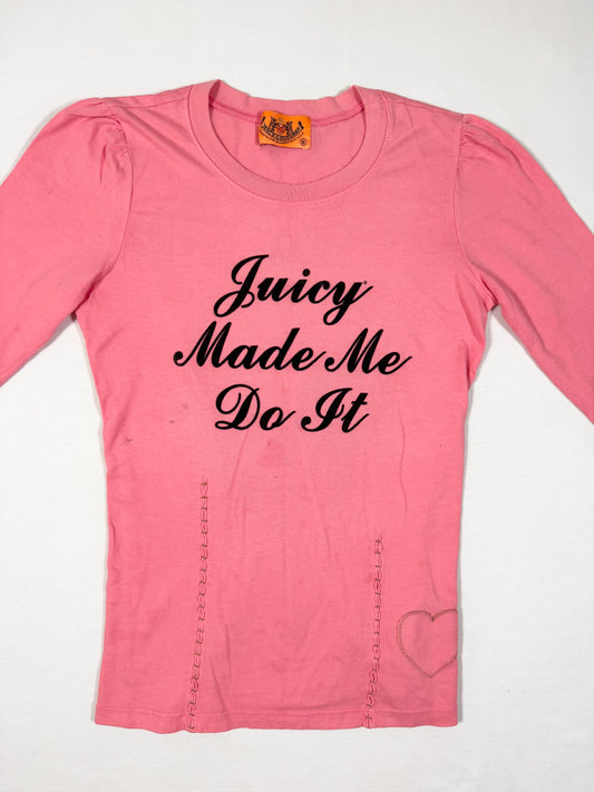 “Juicy Made Me Do It” Top ♡ Size S