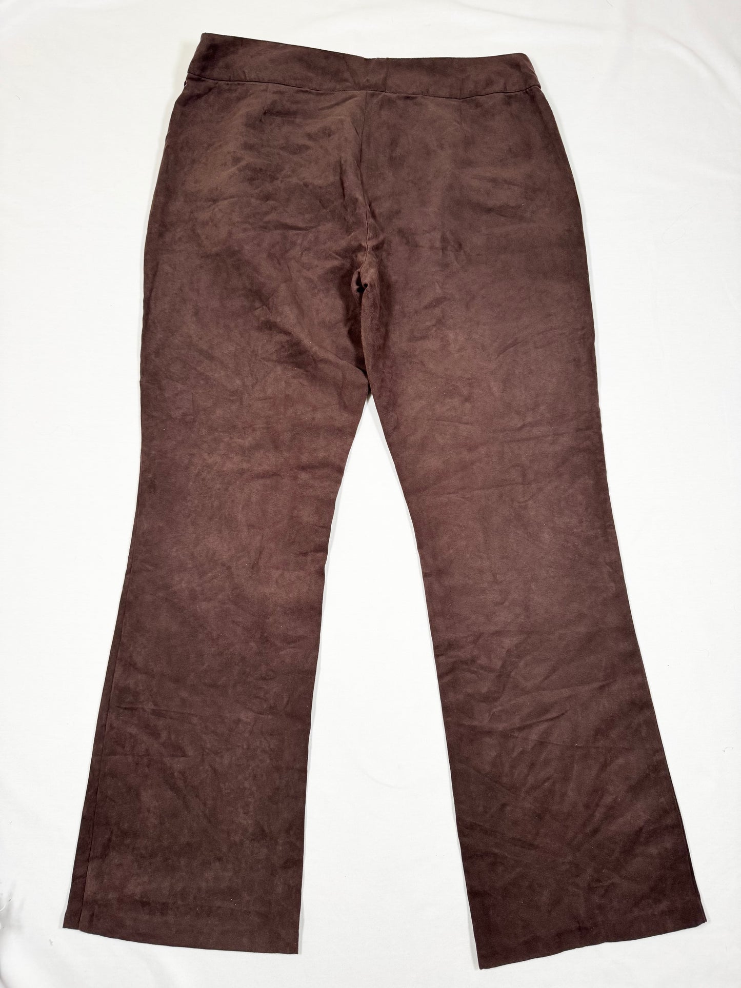 Brown Suede Tie Flares ♡ Size XL