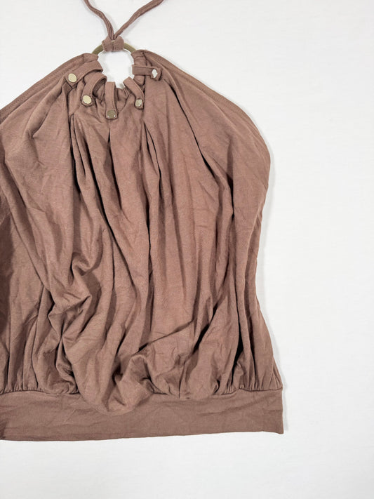 Brown O-ring Halter