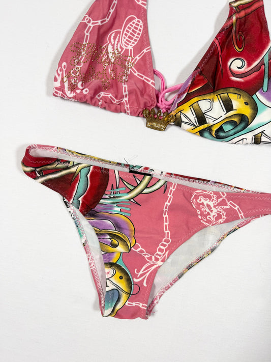 Christian Audigier Pink Bikini ♡ Size S