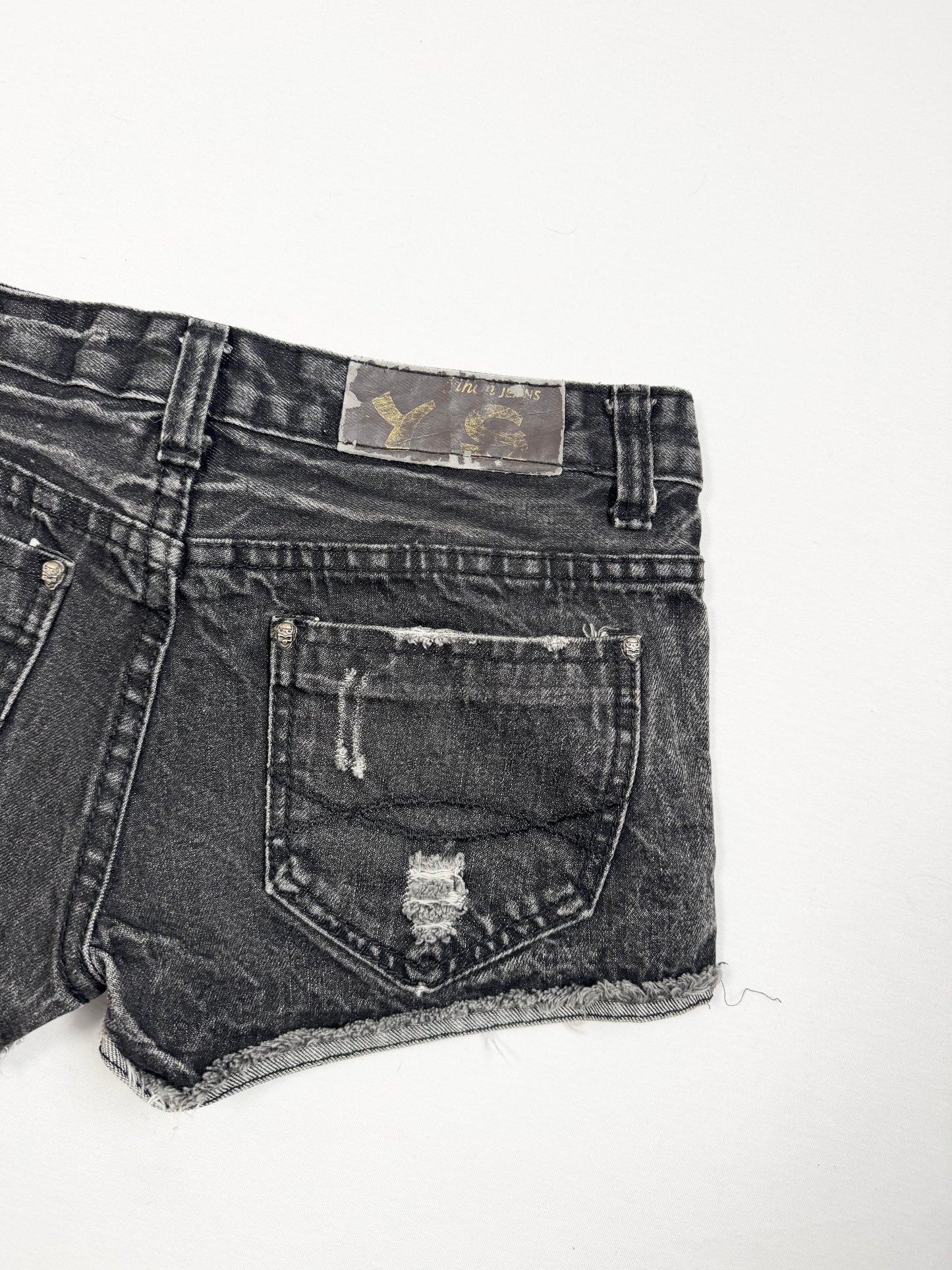 Skull Studded Mini Shorts ♡ XS/S
