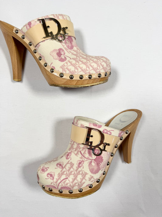 Dior Trotter Blossom Clogs ♡ Euro 34