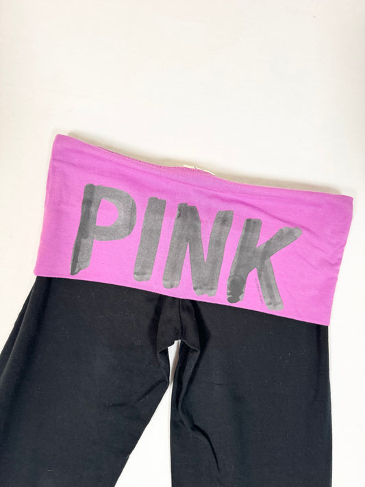 PINK By Victoria’s Secret Fold Over Flared Leggings