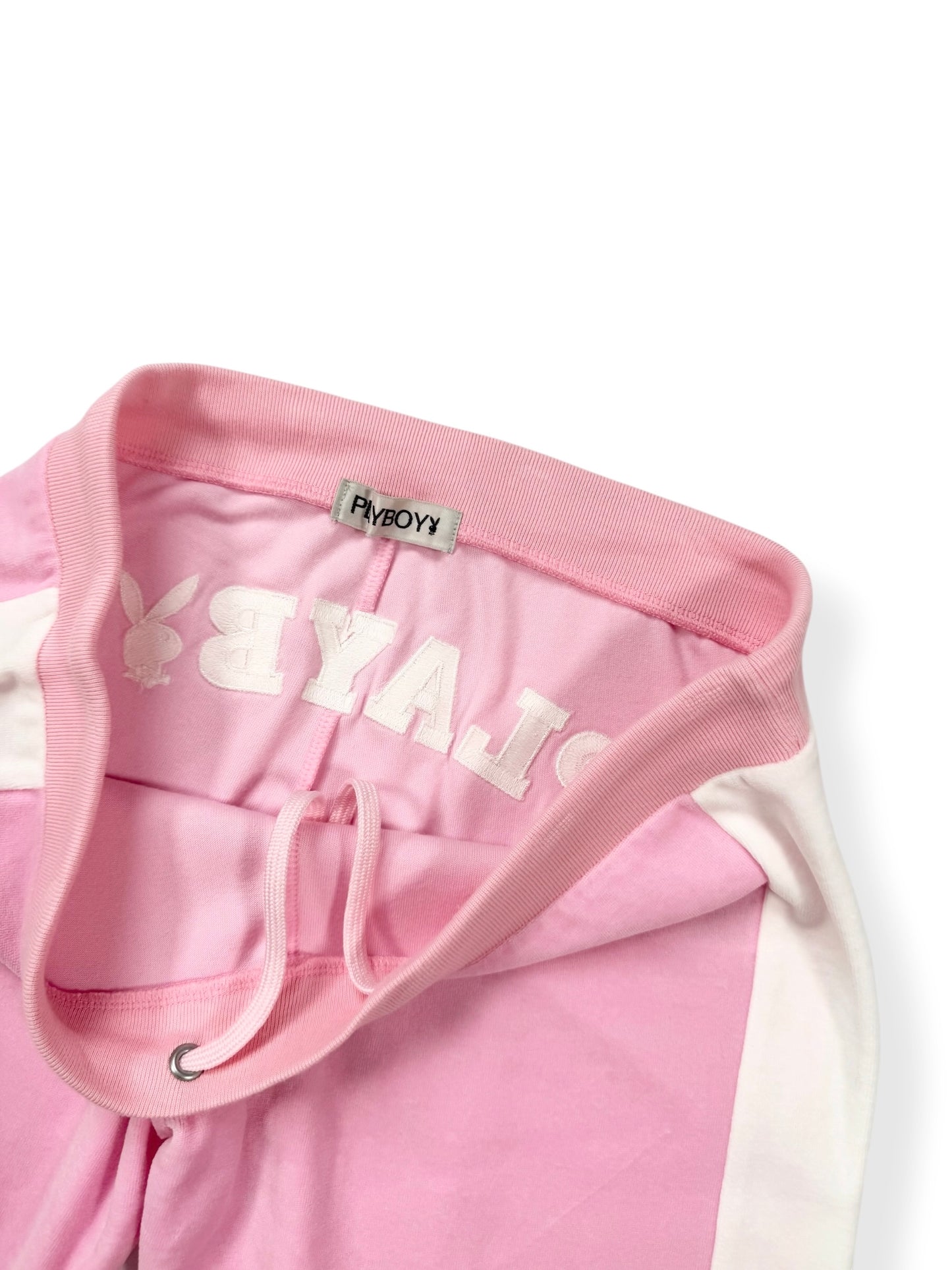 Playboy Pink Velour Trackpants ♡ S