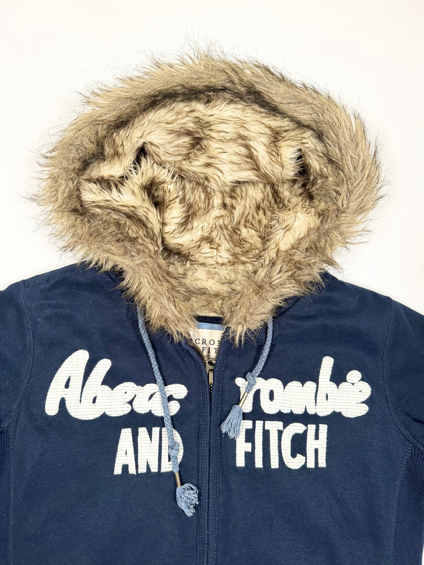 Abercrombie & Fitch Fur Zip Up Hoodie