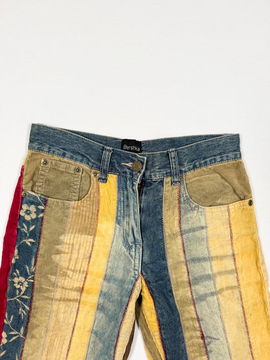 Corduroy Striped Flares ♡ Size XXS