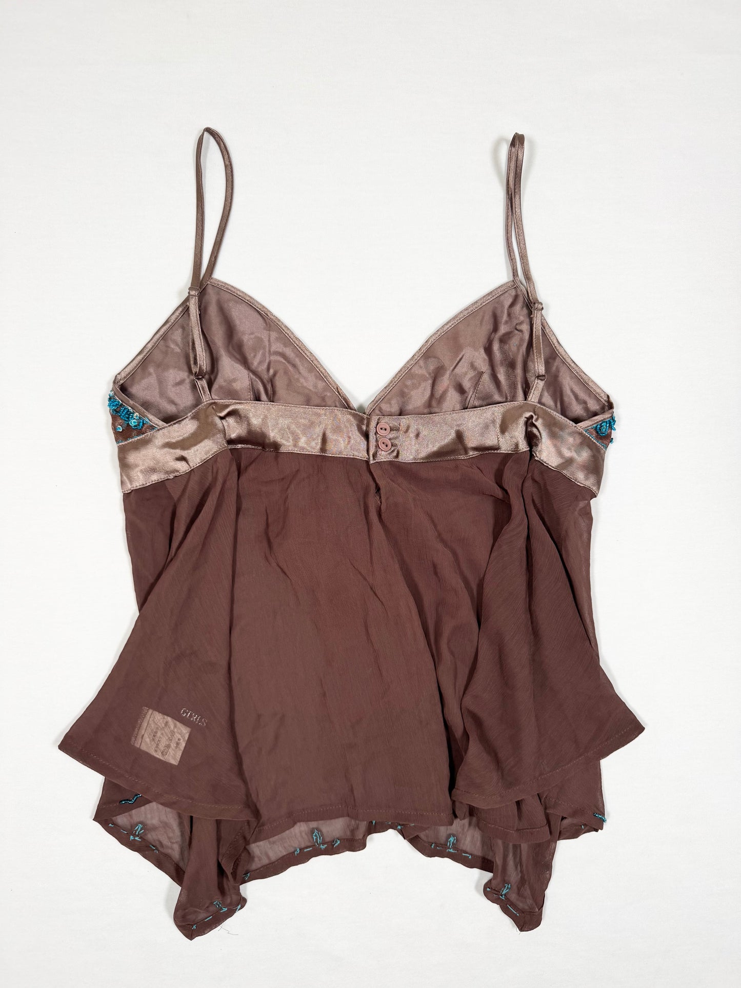 Beaded Brown Cami ♡ Size M
