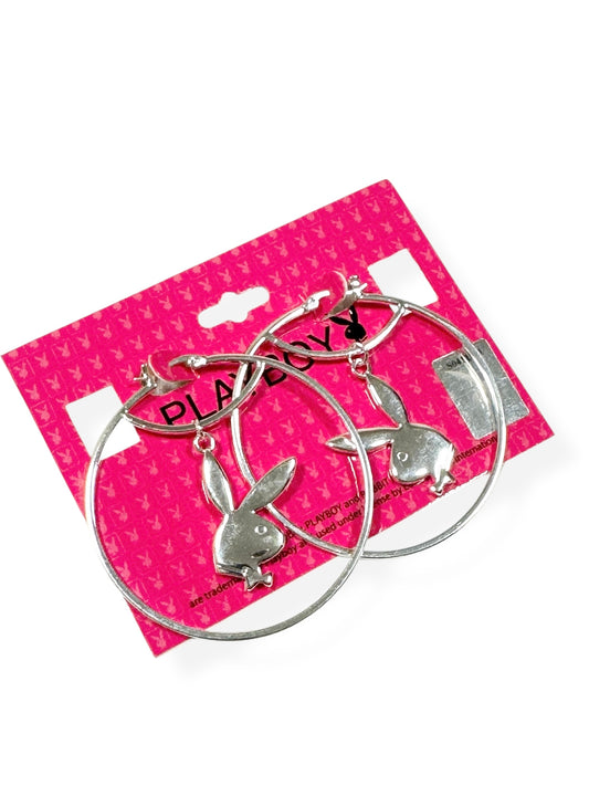 Deadstock Playboy Hoop Earrings
