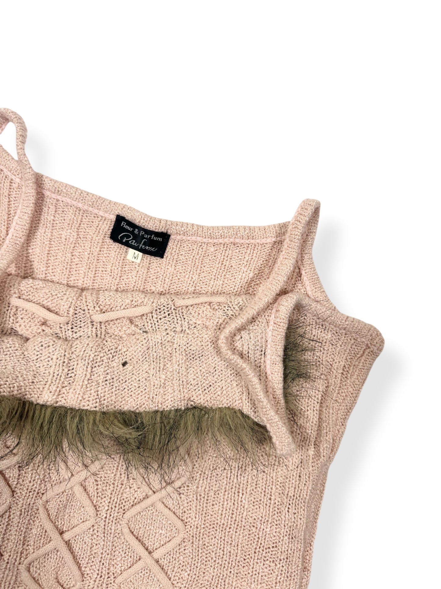 Knit Fur Cami