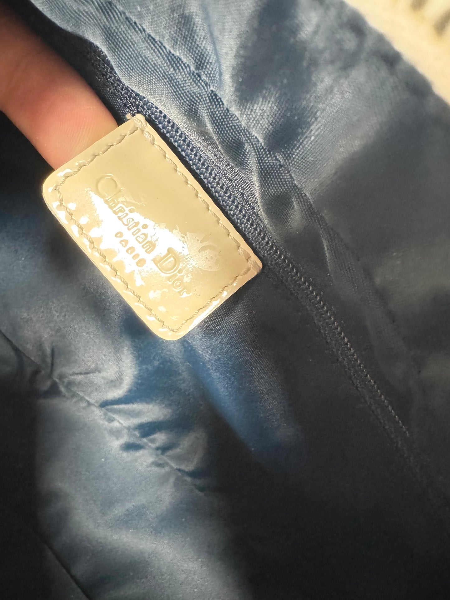 Christian Dior Monogram Trotter Baby Blue Bag