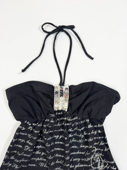 Baby Phat Sequin Halter ♡ M/L