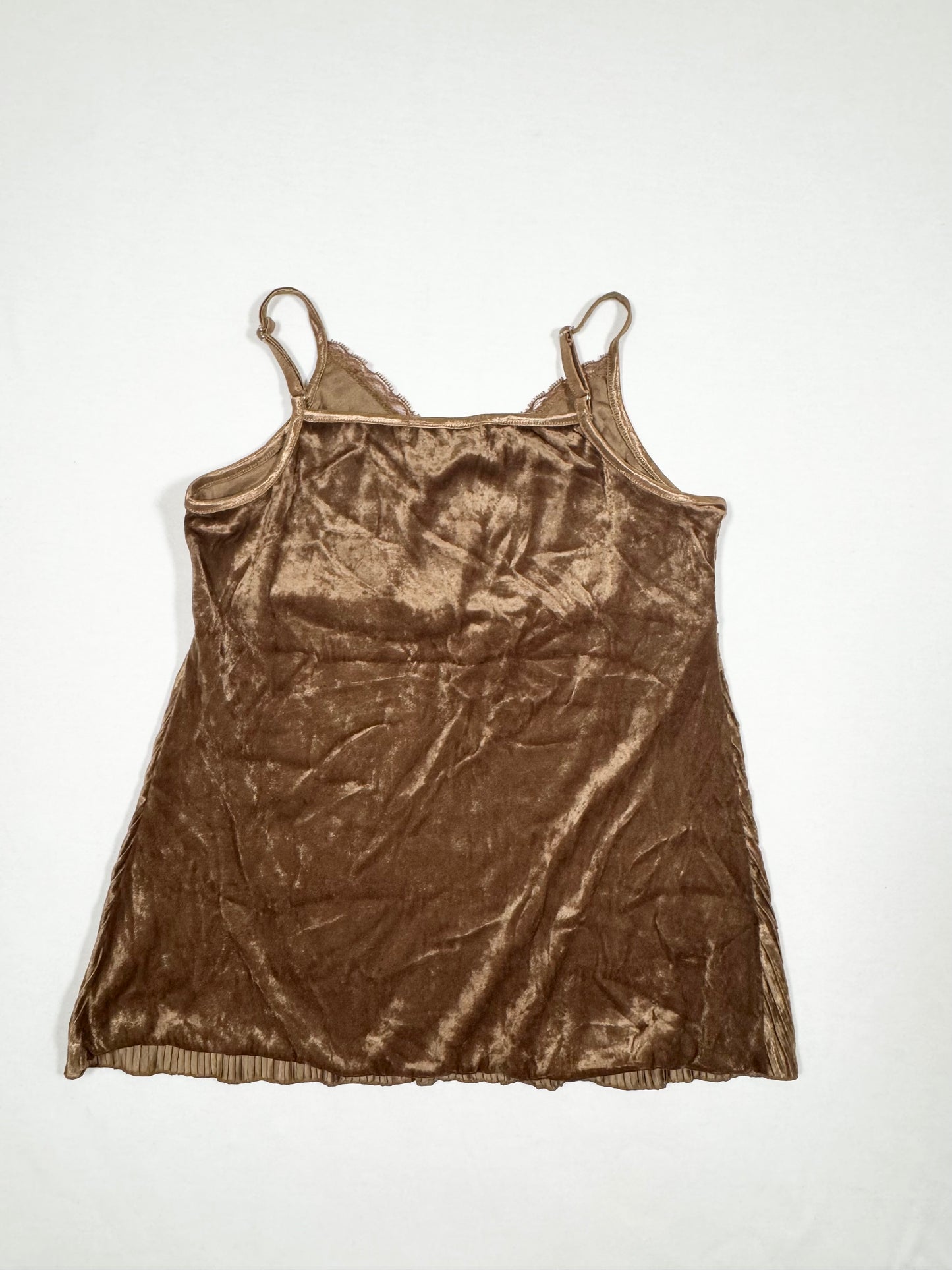 Brown Velvet Cami ♡ Size S
