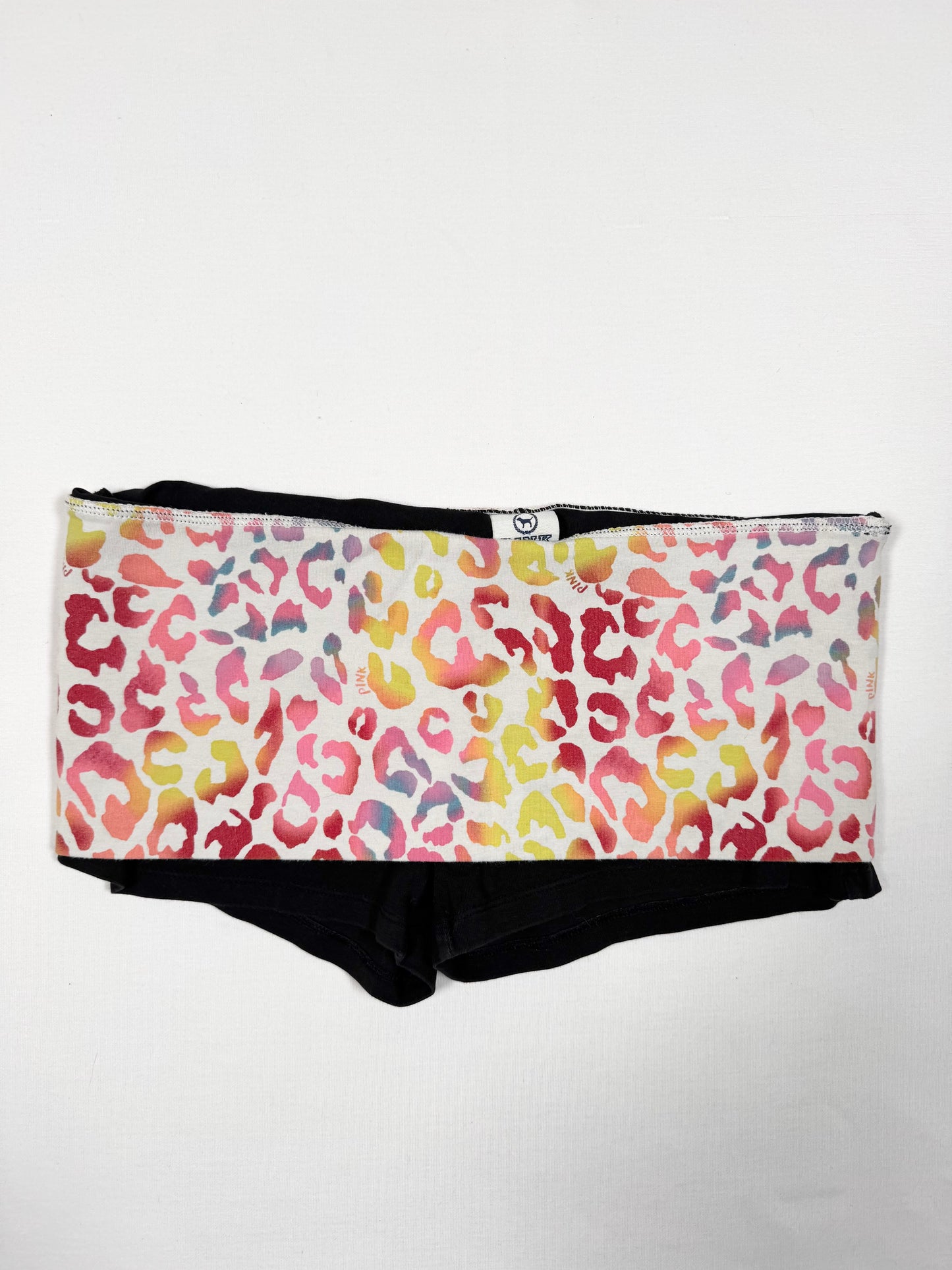 PINK By Victorias Secret Leopard Fold Over Shorts