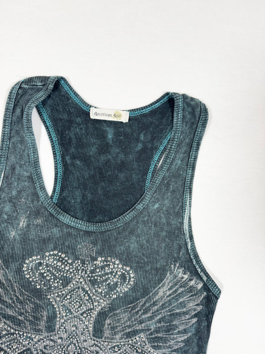 Grunge Cross Tank ♡ Size M