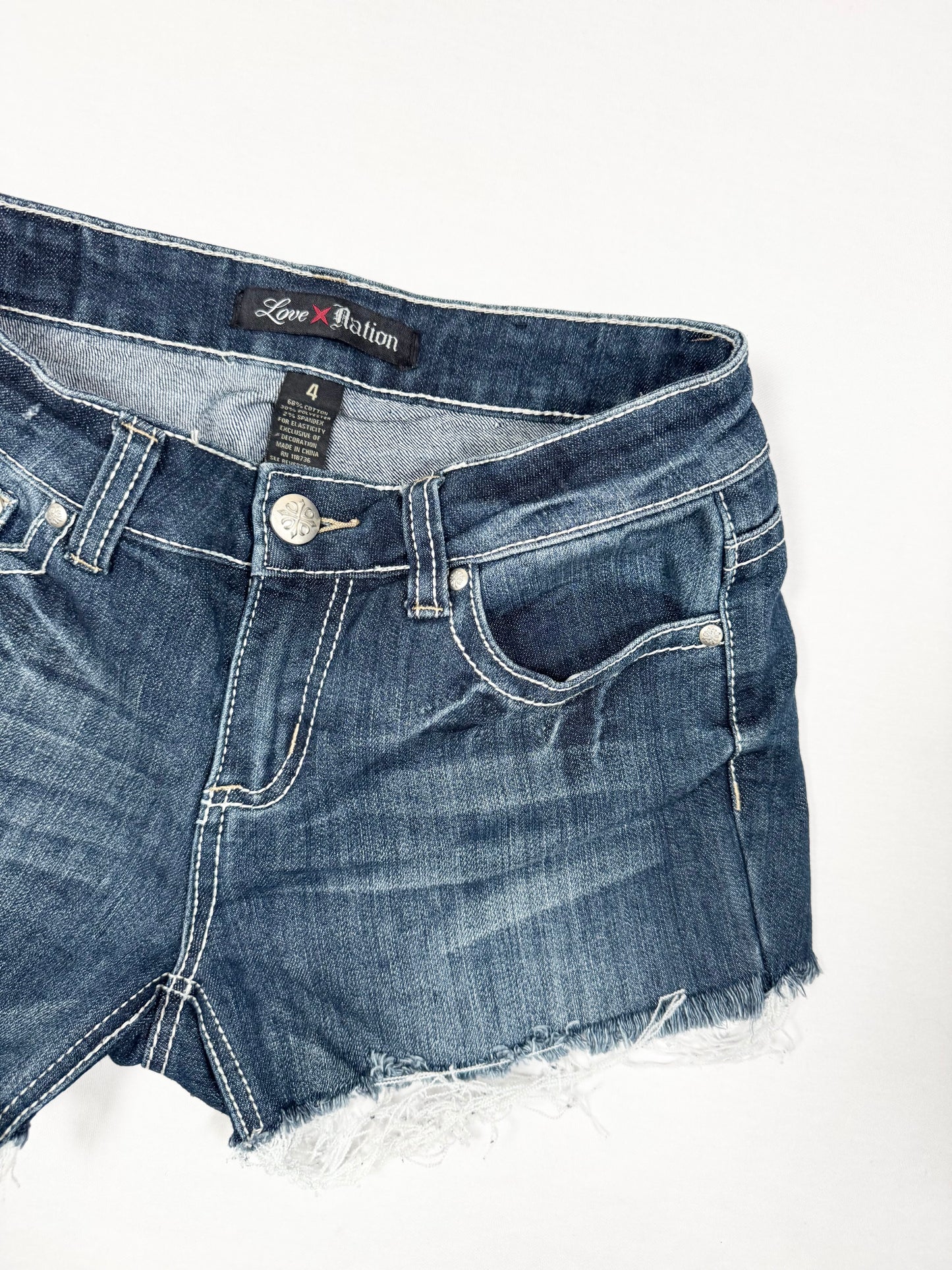 Cross Mini Shorts ♡ Size S