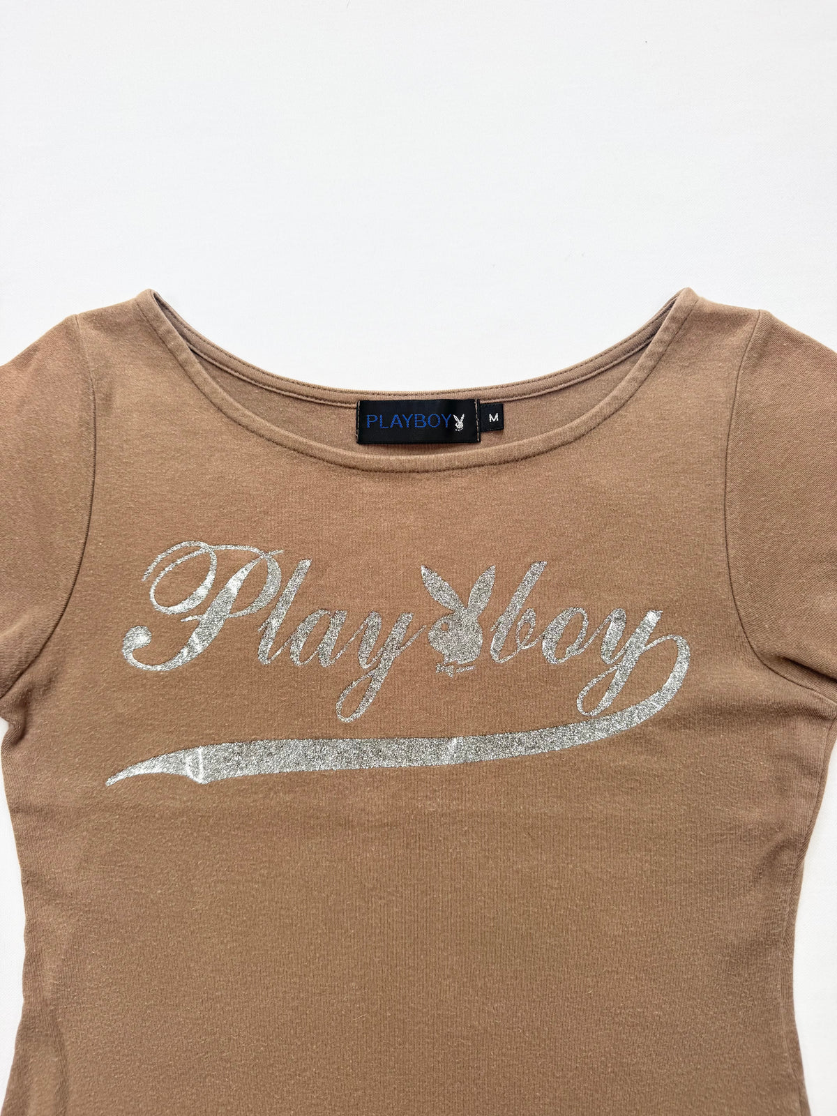 Brown Playboy Tee ♡ M