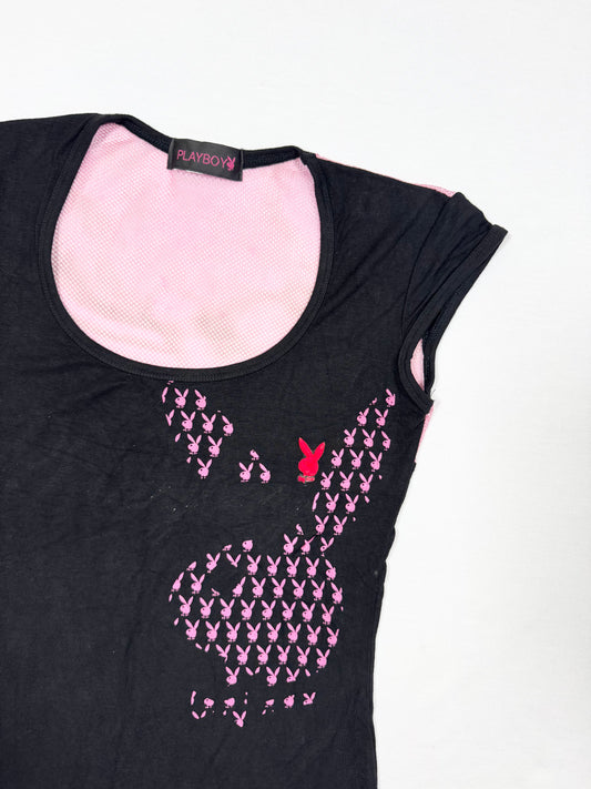 Playboy Fishnet Tee ♡ Size S