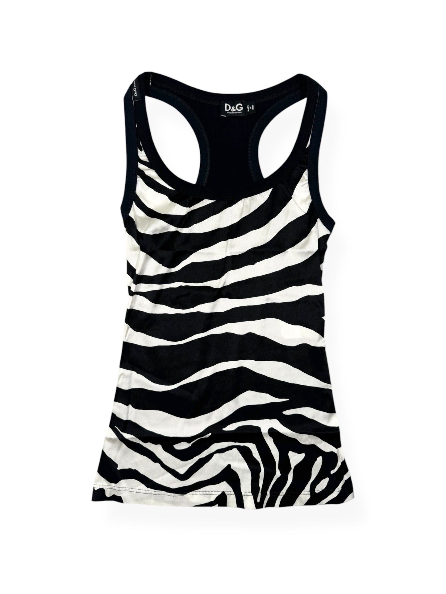 D&G Zebra Silk Tank