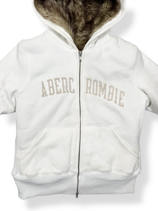 Abercrombie Fur Lined Zip Up Hoodie