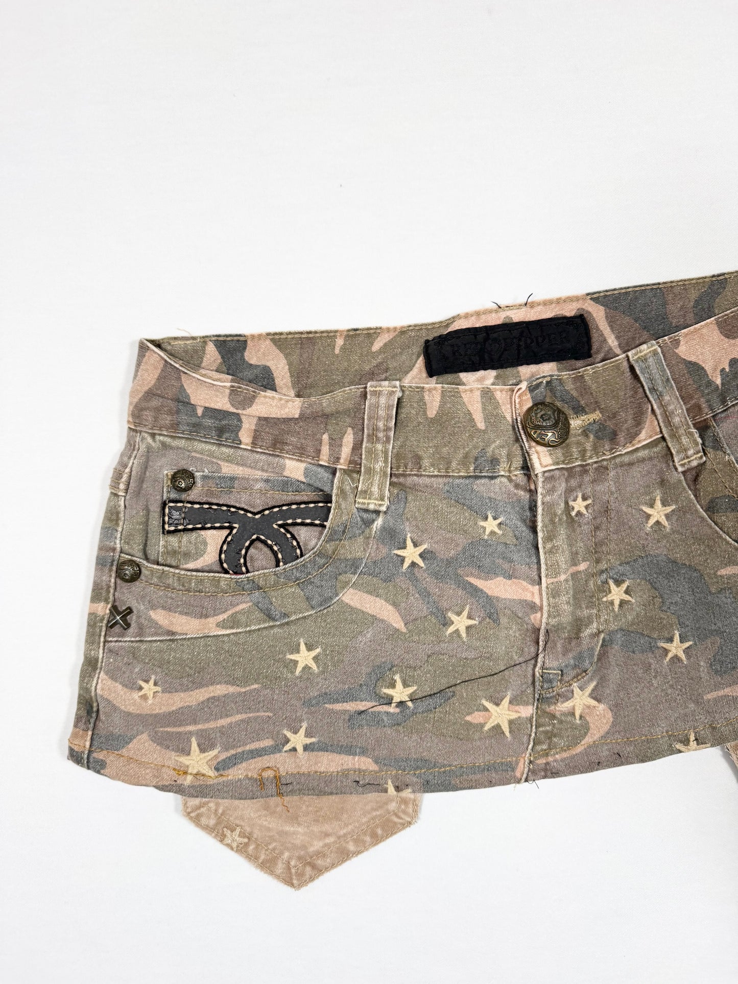 Red Pepper Camo Star Skirt