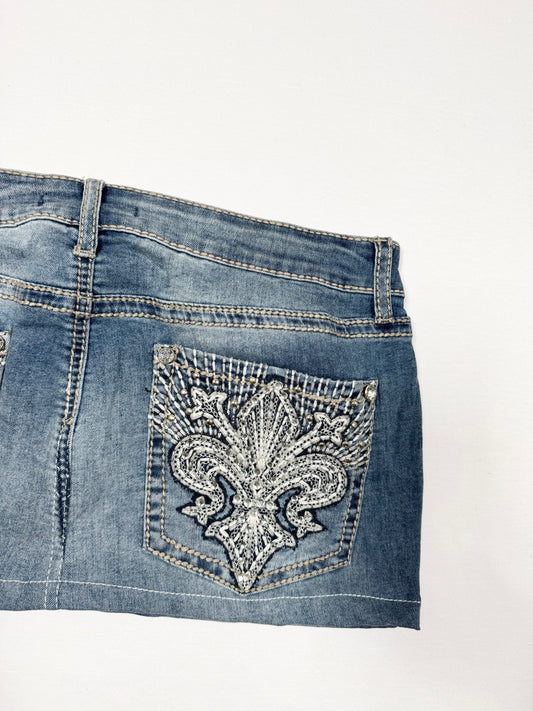 Diamante Pocket Skirt