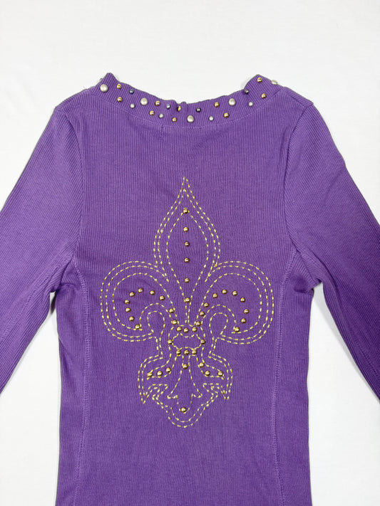 Lipservice Cross Longsleeved Top ♡ Size S