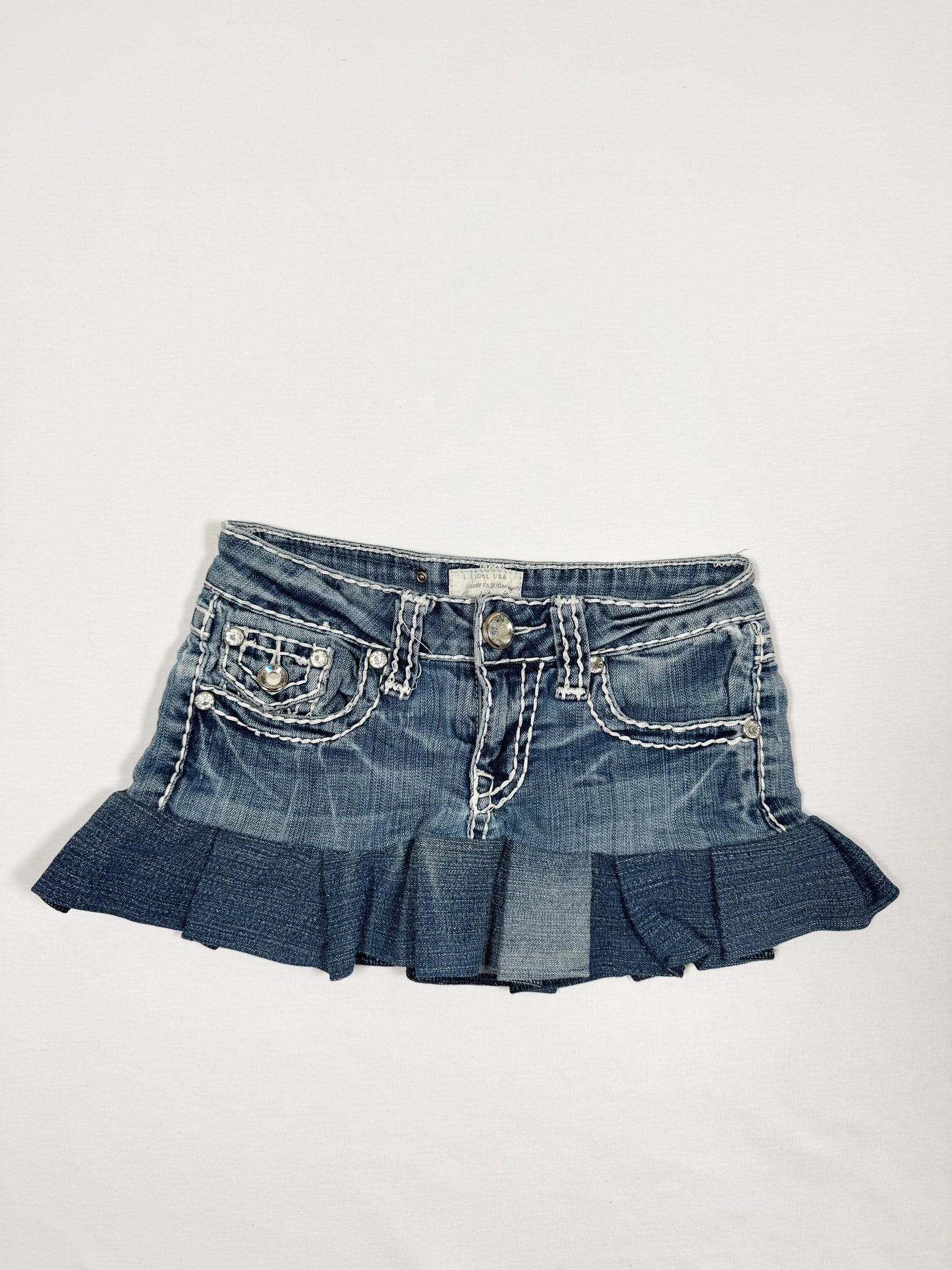 LA Idol Pleated Mini Skirt