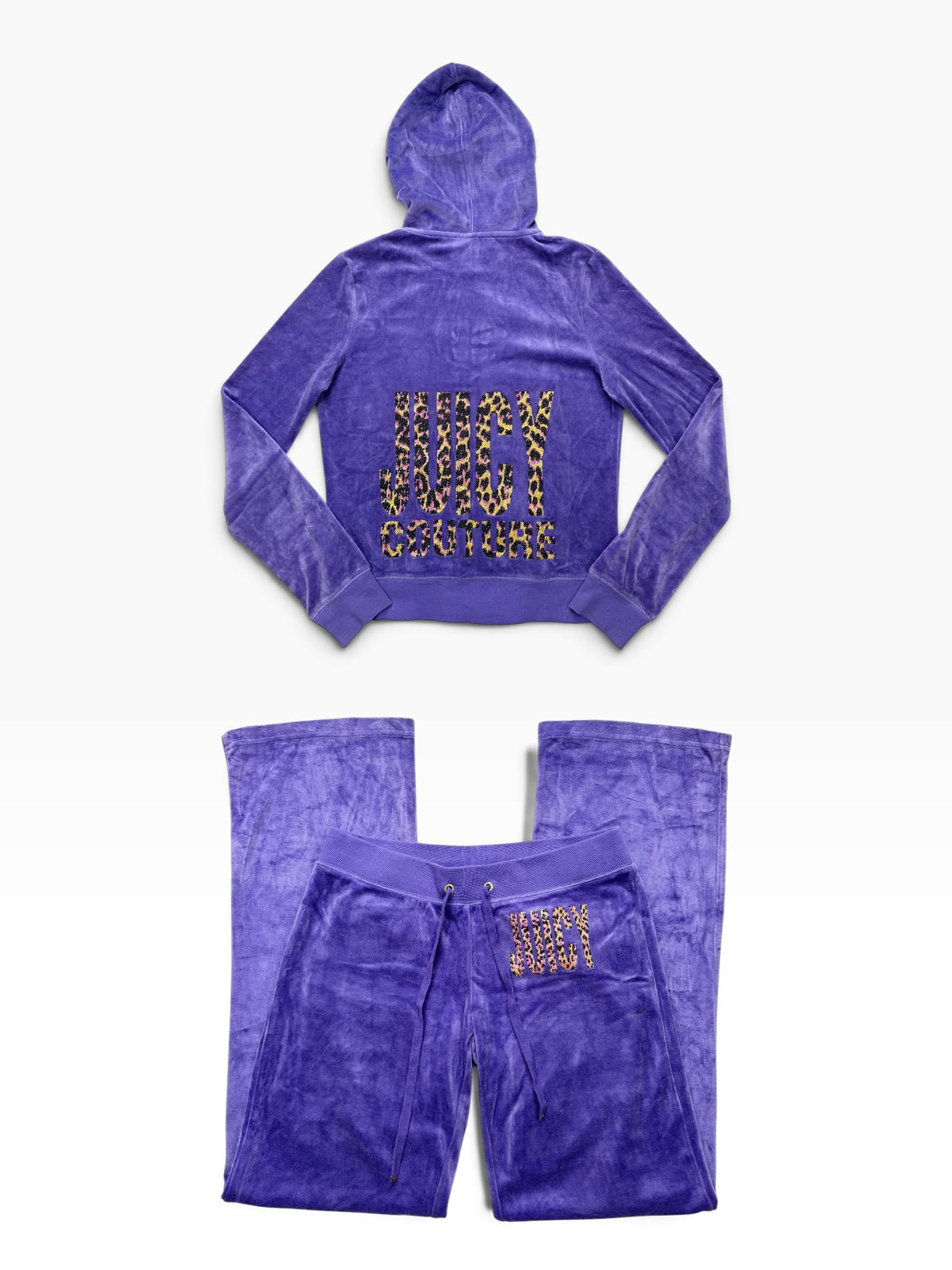Purple Leopard Print Juicy Couture Tracksuit ♡ M