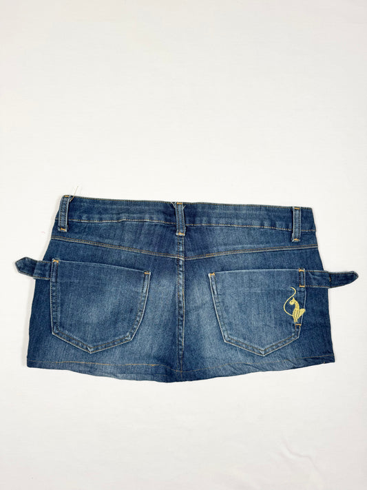 Baby Phat Buckle Mini Skirt ♡ Size M/L