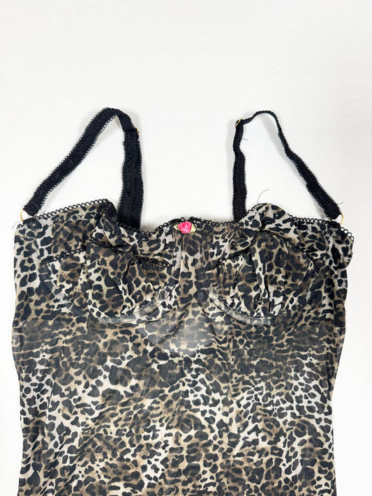 Leopard Rosebud Cami ♡ Size S