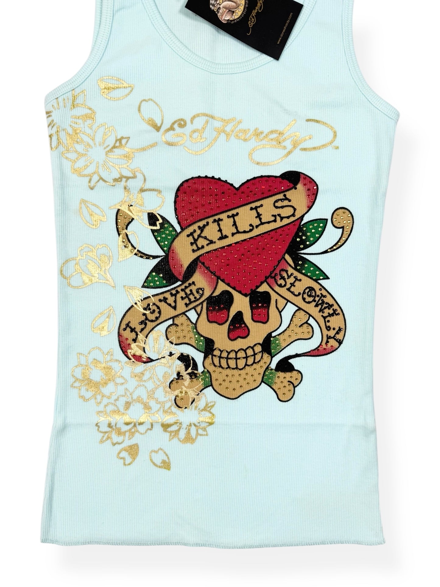Ed Hardy Blue Tank