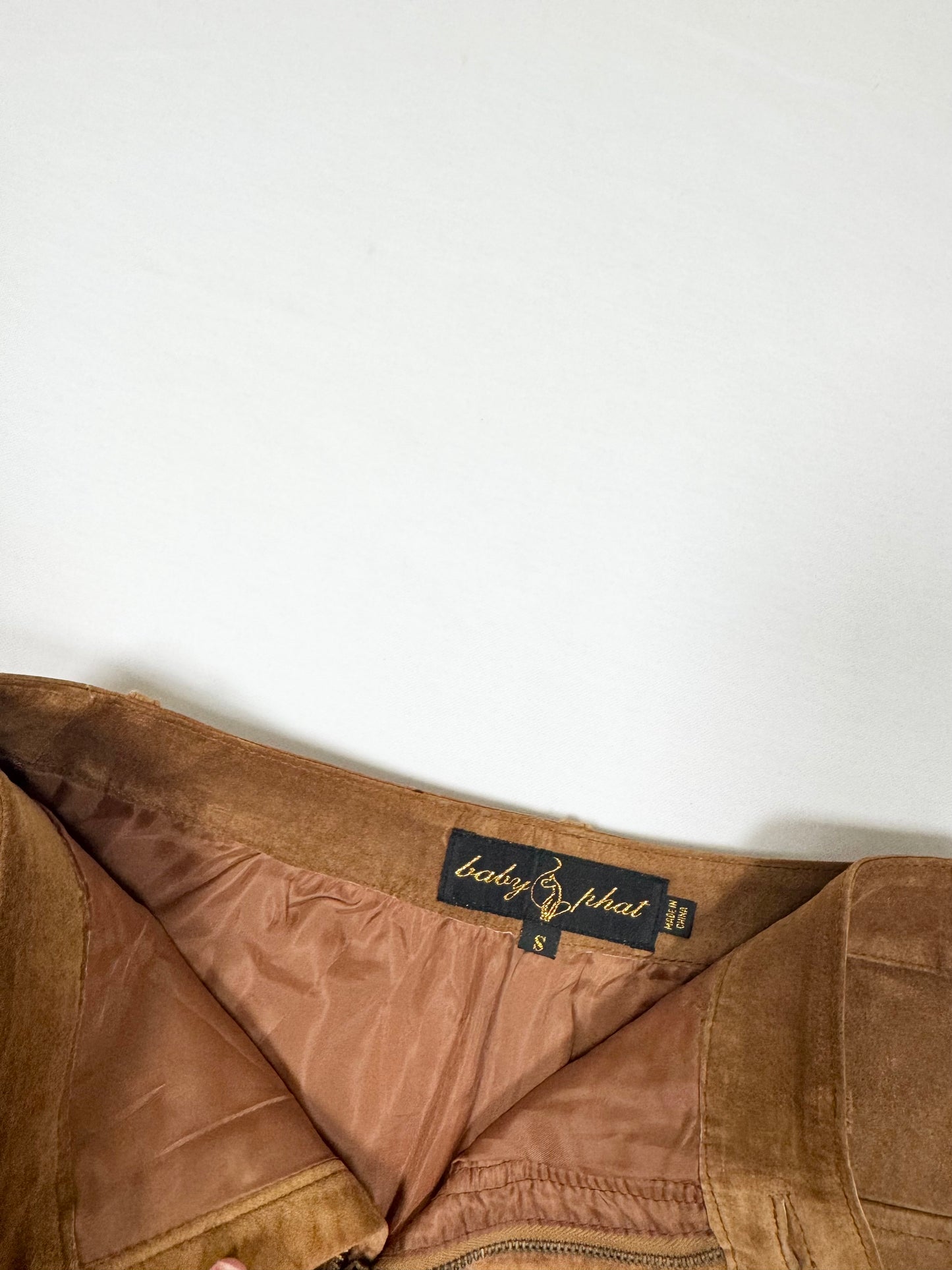 Baby Phat Suede Fringe Skirt ♡ Size XXS