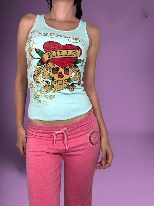 Ed Hardy Blue Tank