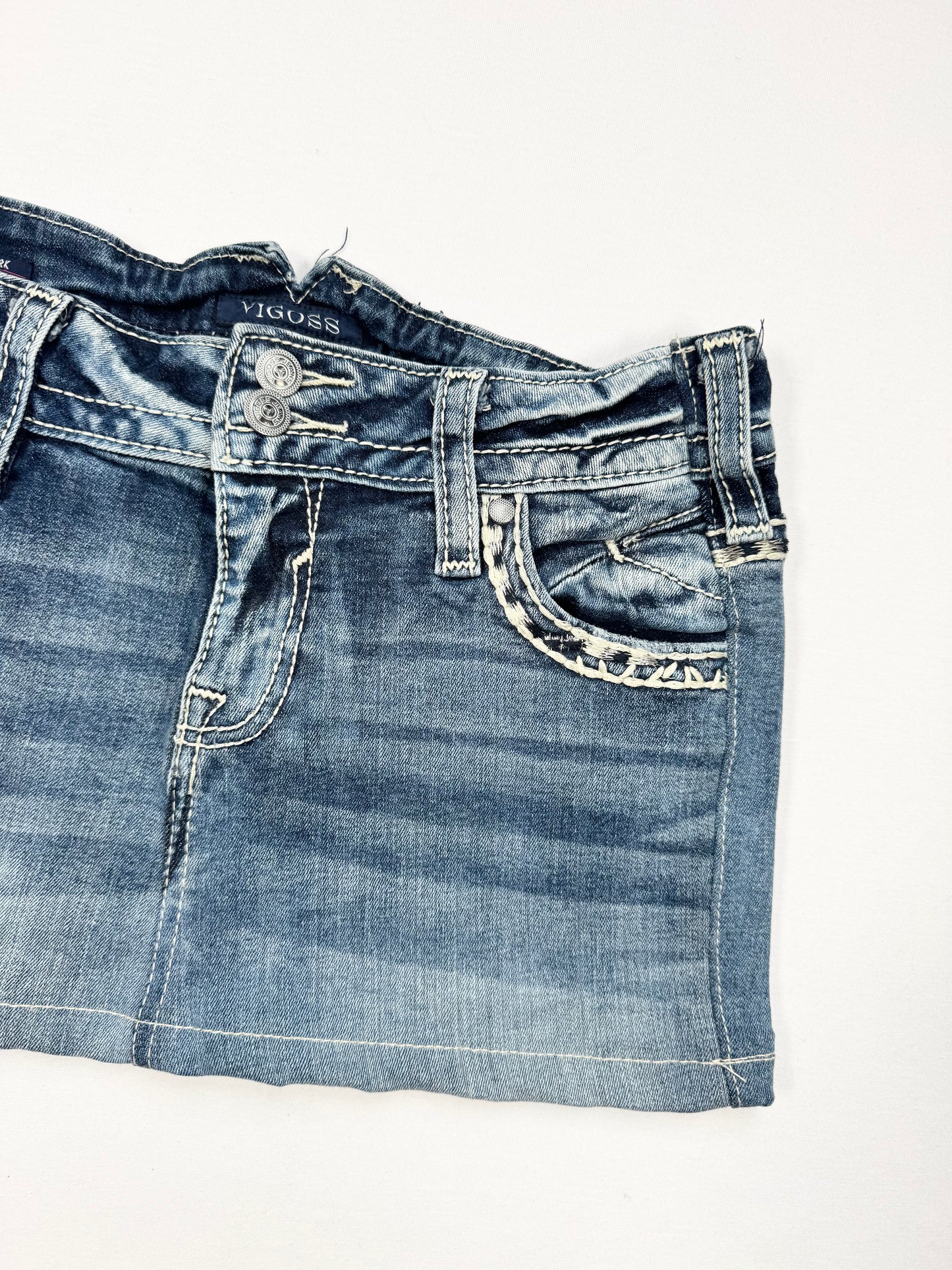 Vigoss Denim Mini Skirt ♡ S