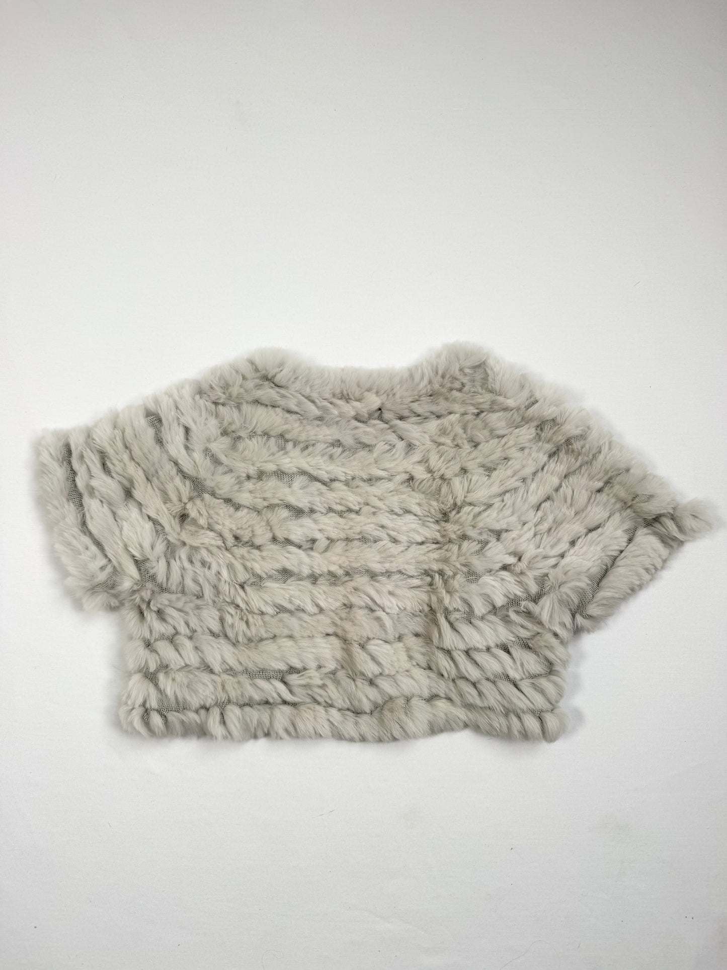 Grey Rabbit Fir Bolero ♡ XS-M