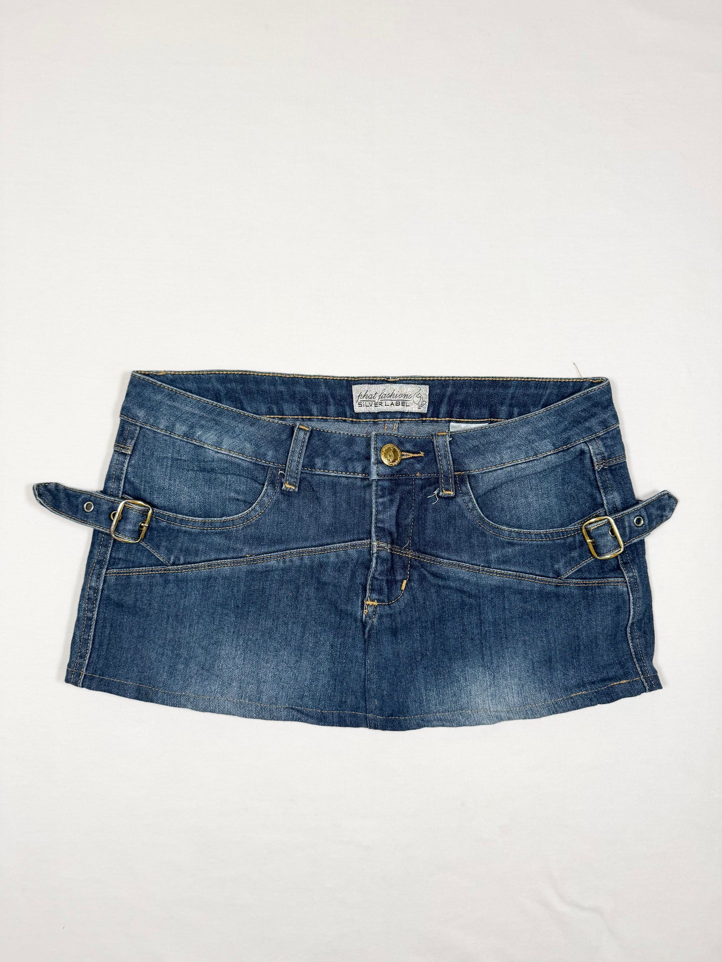 Baby Phat Buckle Mini Skirt ♡ Size M/L