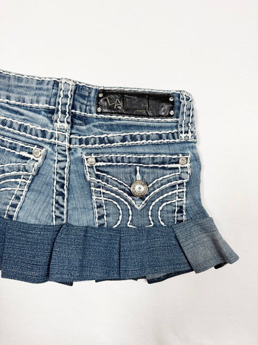 LA Idol Pleated Mini Skirt