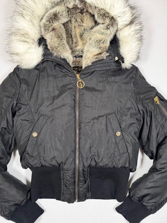 Baby Phat Puffer Fur Jacket