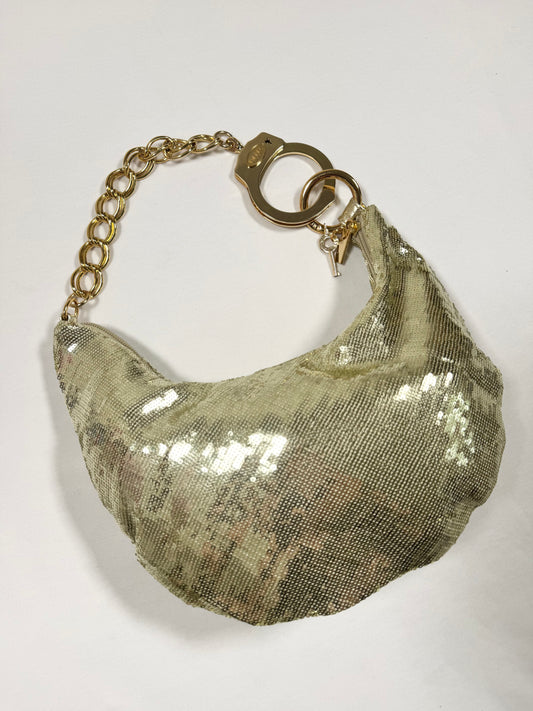 Gold Sequin Cuffz By Linz Bag ♡