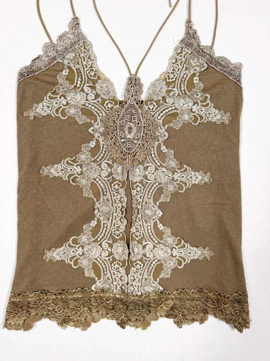 Lace Halter Cami ♡ Size L