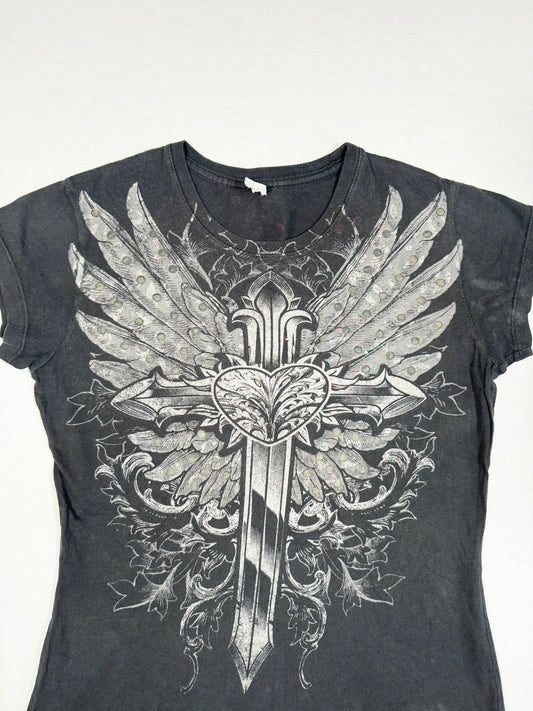 Grunge Wing Tee ♡ Size M